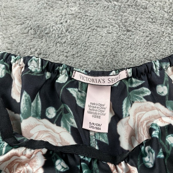 Victoria's Secret Retired Satin Sleep Shorts Womens Small Floral - Picture 9 of 13